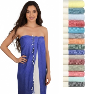 furora HOLIDAY Saunatuch Saunahandtuch Saunatuch Damen + Herren, Hamamtuch groß 100x200 XXL