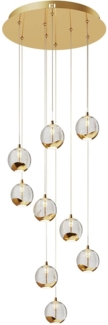 Lucande Hängeleuchte Hayley, 9 x 5 W LED, warmweiß