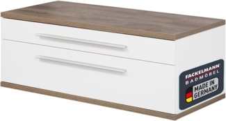 Fackelmann STANFORD Waschbeckenunterschrank 110 cm, Weiß