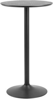 Selsey Bartisch, Schwarz, 105 x 60 x 60 cm