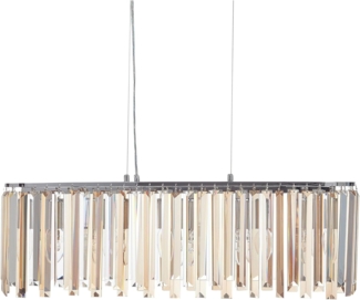 Kronleuchter MANDEO Glas Silber