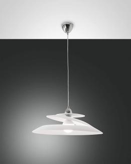 Hängelampe weiß E27 Fabas Luce Aragon dimmbar 530mm