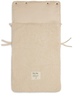 Jollein Fußsack, für Babyschale, Polyester Boucle Naturel, 42x82 cm