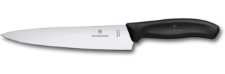 Victorinox 'Swiss Classic' Tranchiermesser, Edelstahl schwarz, 19 cm
