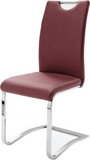 Robas Lund, Stuhl, Esszimmerstuhl, Schwingstuhl, Köln, 2er Set, Bordeaux, 57 x 43 x 100 cm, KOEAMBO2