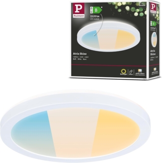 Paulmann 71270 LED Panel Atria Shine 190mm 3000-6500K Weiß IP44