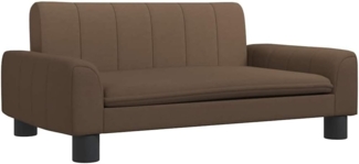 vidaXL Kindersofa Braun 70x45x30 cm Stoff 3196271