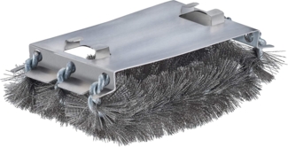 Rösle Ersatzbürste SlideX Steel, Hochwertige Ersatzborsten für Reinungsbürste SlideX, Edelstahl, silberfarben