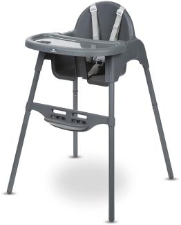 Bebeconfort Meely 2-in-1-Hochstuhl, Hochstuhl ab 6 Monaten, umwandelbarer Hochstuhl, ab 6 Monaten bis ca. 3 Jahre, bis 15 kg (Dark Grey)