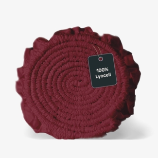 twenty:three® Bettlaken Lyocell Spannbettlaken Biking Red, Lyocell, Atmungsaktiv, Ultraweich, 100% TENCEL™ Lyocell, Nachhaltig, 90 x 200