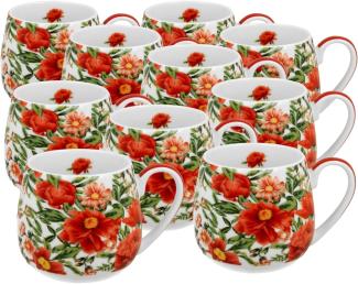 DUO FLORAL Fassbecher 430 ml FELICITY New Bone China Porzellan