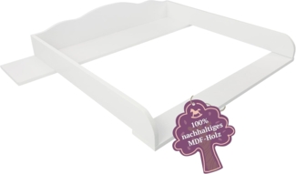 Puckdaddy 'Linus' Wickelaufsatz mit Blende, Weiß