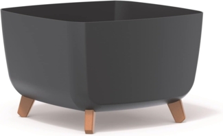 Prosperplast Blumentopf, Gracia Square mit abnehmbaren Beinen