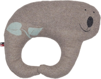 DAVID FUSSENEGGER Nackenkissen Kissen gefüllt Juwel 'Faultier' 40 x 35 cm Rauch