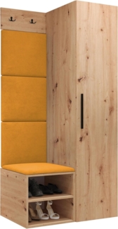 Garderoben-Set Mapreni III (Farbe: Artisan Eiche, Manila 32)