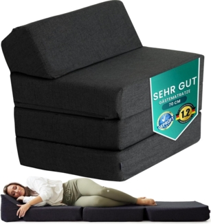 Klappmatratze Schlafsessel mit Bettfunktion Klappbar, Klappsessel mit Schlaffunktion, DYNMC you, (Schlafsofa Schlafsessel Gästebett), Gäste Schlafsessel - Sessel mit Schlaffunktion Klappmatratze Sessel