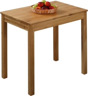 Krok Wood Esstisch Tomas aus Massivholz (Eiche, 70 x 50 x 75 cm)