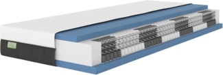 Taschenfederkernmatratze Premium, Matratze in 90x200 cm, 140x200 cm und weitere Größen, Dreamstar, 22 cm hoch, ergonomische 7-Zonen-Matratze für jede Schlafposition, H2, H3, H4