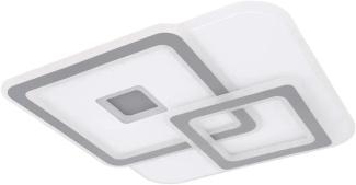 Smart LED Deckenleuchte, Fernbedienung, App-Steuerung, L 50 cm