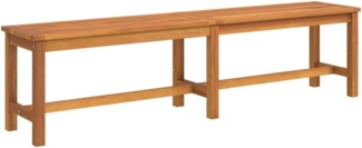 vidaXL Gartenbank 180x35x45 cm Massivholz Akazie 319421
