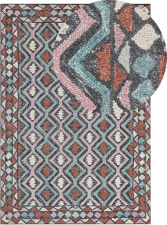 Teppich Wolle mehrfarbig 160 x 230 cm HAYMANA
