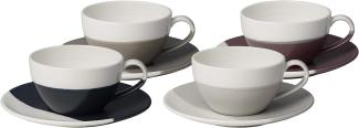 Royal Doulton Cappucccinotassen mit Untertassen 1815 Coffee Studio Mixed Colours (4-teilig)40035913