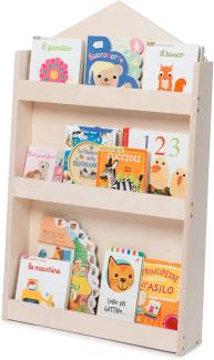 Dotty Natural Haus Bücherregal Montessori Multiplex 60x95x13cm Natur