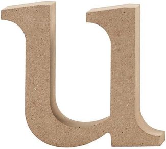 buchstabe u MDF 8,5 cm