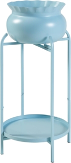 Blumenständer Altena 60x27x27 cm Hellblau [en. casa]