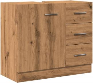 Waschbeckenschrank Artisan-Eiche 63x30x54 cm Holzwerkstoff 858324