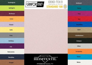 Jersey Spannbettlaken Premium Marke 90 - 100 x 200 cm Rosa