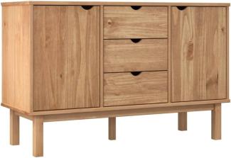 vidaXL Sideboard OTTA 113,5x43x73 cm Massivholz Kiefer 348591
