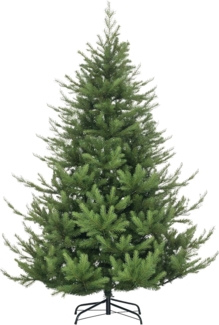 HOMCOM Künstlicher Weihnachtsbaum Kunsttanne, realistisches Aussehen, schneller Aufbau, Künstlich, Beschneite Optik