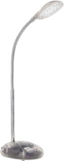 BRILLIANT Lampe Timmi LED Tischleuchte transparent | 1x2W LED integriert, (100lm, 6000K) | Mit Druckschalter an der Basis