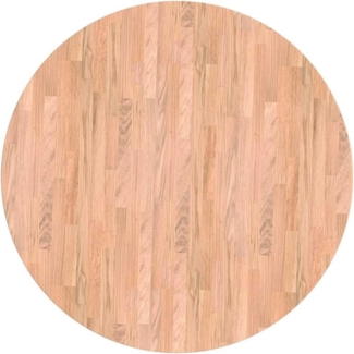 vidaXL Tischplatte Braun Ø 80 x 2.5 cm Massives Eichenholz 42016004