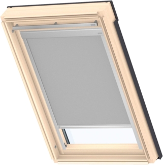 Verdunklungsrollo DBL P06 4204, VELUX, verdunkelnd, ohne Bohren, in Führungsschienen, VELUX »Pick & Click!«, alufarbene Führungsschienen & Griffleiste