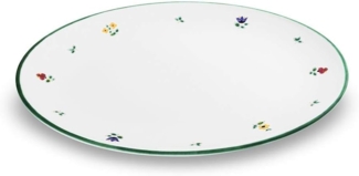 Gmundner Keramik Platte oval (33x26 cm) Streublumen