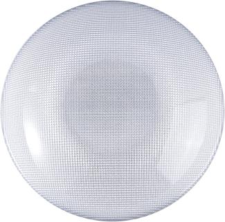 Excelsa Diamond Suppenteller, Glas, Silber, 20 x 20 x 5 cm