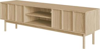 Selsey 'Neksto' TV-Lowboard mit 2 Schubladen, Eichenholzoptik, 50 x 170 x 40 cm