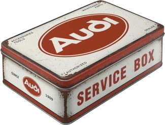 Nostalgic-Art Keksdose Vorratsdose Flach - Audi - Service Box