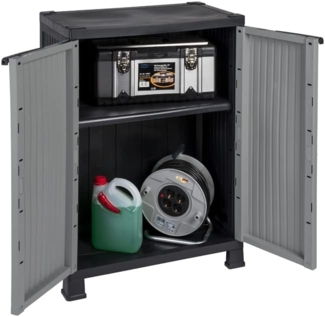 Kreher Mehrzweckschrank NOBLE - Kunststoffschrank mit 1 Einlegeboden