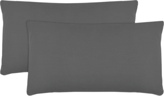 ZOLLNER Kissenbezug, (2 Stück), 40x80 cm, 100% Baumwolle, vom Hotelwäschespezalisten