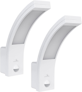 Maclean LED Außen-Wandleuchte MCE244, LED fest integriert, Neutralweiß, Bewegungssensor, LED Neutralweiß