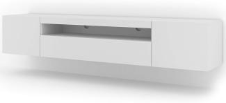 TV-Schrank AURA 200 cm weiß matt