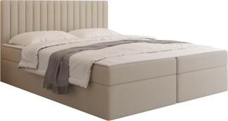 Boxspringbett Tirulo (Farbe: Manila 02, Größe: 180 x 200)