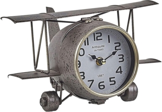 Tischuhr STANS 26 cm Metall Silber