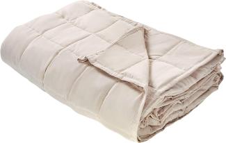 Gewichtsdecke 9 kg NEREID 150 x 200 cm Beige