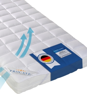 PROCAVE Matratzen-Schoner Micro-Comfort in Verschiedenen Größen, Matratzen-Auflage 100% aus Deutschland, Unterbett Soft-Matratzen-Topper, Matratzenschutz Boxspring-Betten geeignet, Made in Germany 140x200 cm