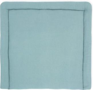 KraftKids Wickelauflage in Musselin mint, Wickelunterlage 60x70 cm (BxT), Wickelkissen