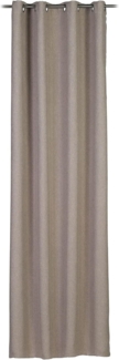 Gözze 'FABRICIO' Ösenvorhang, 100% Polyester taupe, 140x245 cm